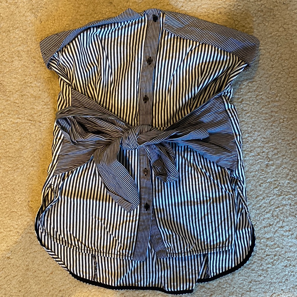 Strapless Button Down